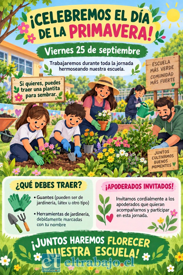 Escuela Manuel Rodríguez celebrará la primavera con reforestación, arte y cultura diaguita