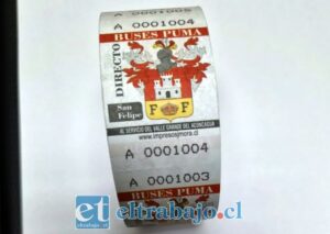 Empresa de microbuses imprime escudo de San Felipe en sus boletos para homenajear a la ciudad en sus 286 años