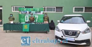OS7 Aconcagua incauta cargamento de drogas avaluado en más de 600 millones de pesos
