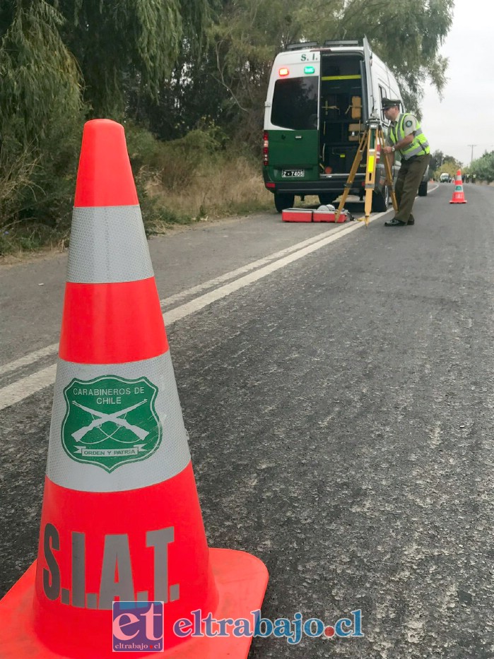 Hombre falleció tras ser atropellado en el sector de San Rafael