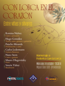 “Con Lorca en el corazón”: Sala Master rinde homenaje a Federico García Lorca con destacados artistas nacionales