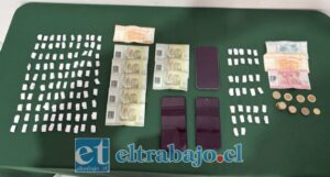 Dos jóvenes fueron detenidos con 132 envoltorios de pasta base en Rinconada